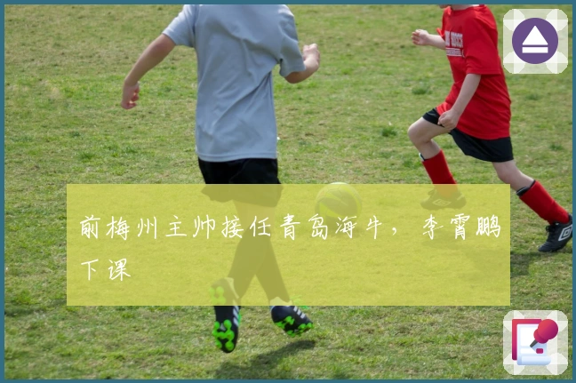 前梅州主帅接任青岛海牛，李霄鹏下课